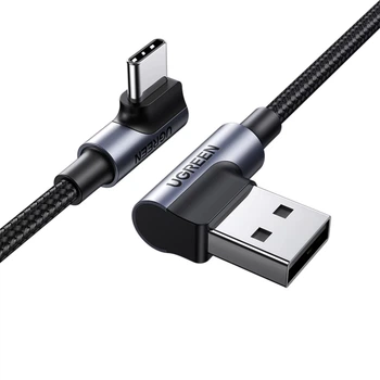 Кабель Ugreen USB-A to USB-C 3m Black (6957303878758)