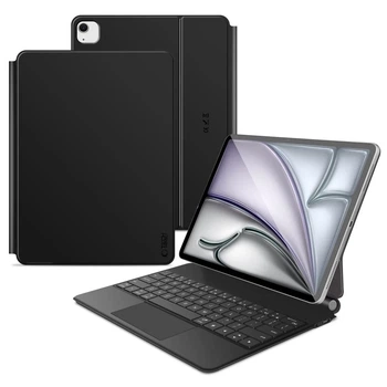 Чехол-клавиатура Tech-Protect SmartCase Magnetic для iPad Pro 12.9 6 | 5 | 4 (2022-2020) / Air 13 7 | 6 (2025-2024) Black (5906302363452)
