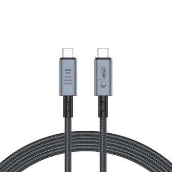 Кабель Tech-Protect UltraBoost Max USB-C to USB-C 2 m Grey (5906302308996)