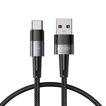 Кабель Tech-Protect Ultraboost USB-A to USB-C 66W 0.5 m Grey (9319456607499)