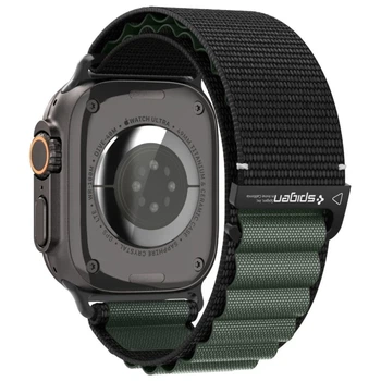 Remień Spigen WBF1 do Apple Watch 49 46 45 44 mm Black Green (8800283313574)