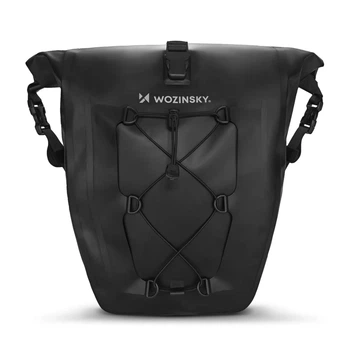 Кошик для велосипеда на багажник Wozinsky Waterproof Bicycle Pannier 25L Black (WBB24BK)