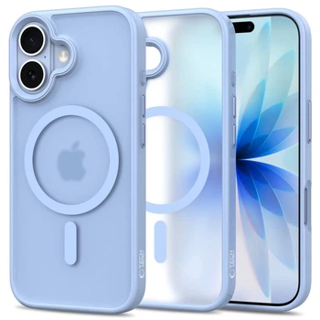 Чехол Tech-Protect MagMat для iPhone 17 Matte Mist Blue with MagSafe (5906302334124)