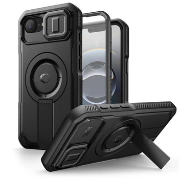 Чехол Tech-Protect Kevlar для iPhone 16e Black with MagSafe (5906302318513)