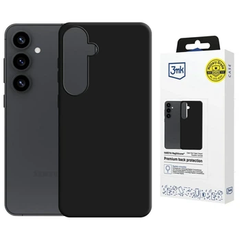 Чехол 3mk Hardy MagSilicone для Samsung Galaxy S25 (S931) Black with MagSafe (5903108661287)