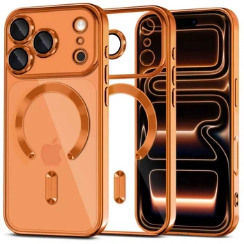Чехол Tech-Protect MagFlex для iPhone 17 Pro Max Shiny Cosmic Orange with MagSafe (5906302334629)