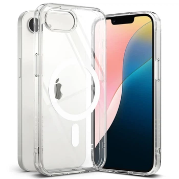 Чохол Ringke Fusion Magnetic для iPhone 16e Clear with MagSafe (8800293852605)