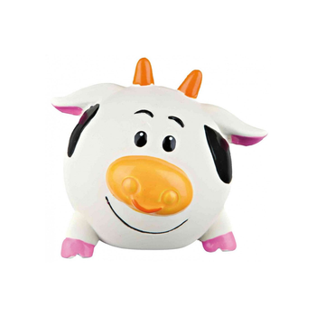 Игрушка Trixie для собак Мяч-животное корова круглая с пищалкой латекс 6 см 4047974352830_1