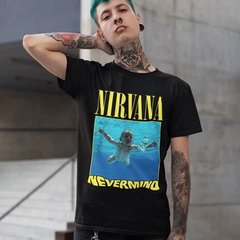 Футболка унісекс Nirvana (Nevermind 1991) 2XL чорний