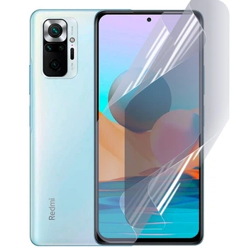 Гидрогелевая пленка для Xiaomi Redmi Note 10 Pro матовая защитная протиударная Mietubl Super-TPU Matte