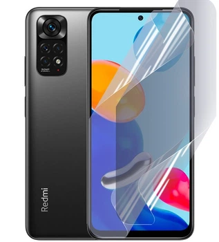 Гидрогелевая пленка для Xiaomi Redmi Note 11 / 11s защитная протиударная Mietubl Super-TPU Clear