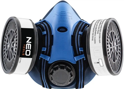 Півмаска силіконова NEO Tools з 2 фільтрами P3 97-351 (5906692022632)