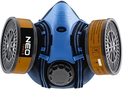 Півмаска силіконова NEO Tools з 2 абсорберами A1 97-352 (5906692022649)