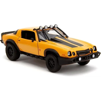 Автомодель Jada Transformers Бамблби Chevy Camaro 1977 года с фигуркой логотипа 1:24 (253115010)