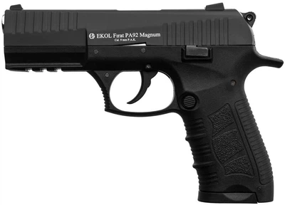 Шумовой сигнальний стартовый пистолет EKOL FIRAT PB92 MAGNUM black калибр 9 мм