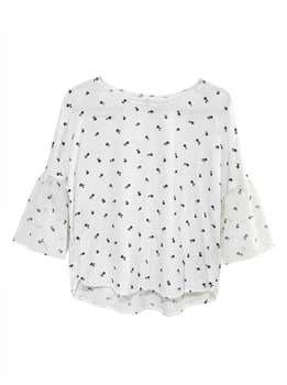 Блузка для девочки H&M 0519714 164 см (13-14р) Белая