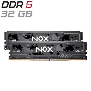 Оперативна пам'ять комплект 2 шт. Apacer 32GB DDR5 5600MHz UDIMM для ПК (APACER-DDR5-5600-UDIMM-KOMPLEKT-NOVAYA-OPERATIVNAYA-PAMYAT-DLYA-PK-APA)