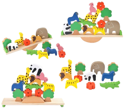 Drewniana balansująca gra Trifox Równoważnia drewniana 13 elementów (A-2450 HWB1991340) (5901353673338)