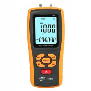 Мікроманометр диференціального тиску USB ±10 кПа Benetech (GM510)