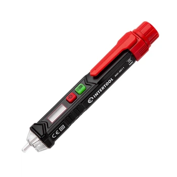 Тестер напруги безконтактний, LCD дисплей INTERTOOL (MD-0011)