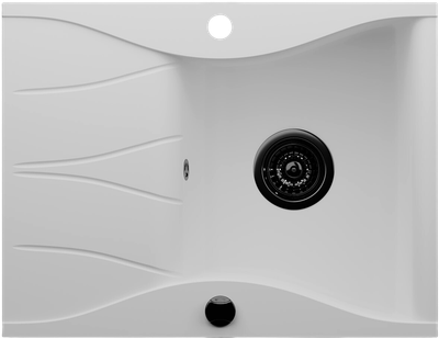 Zlew kuchenny Kernau KGS O 4565 1B1D Pure White