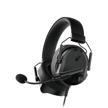 Игровые проводные наушники Fantech MH91 Alto переходником AUX (female) – 2 x AUX (male, IN/OUT),разъем TRRS 3.5mm Черный