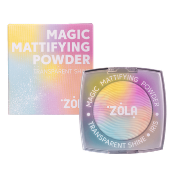 Пудра матуюча для обличчя з ефектом ретуші Zola Magic Mattifying Powder Iris 5 г