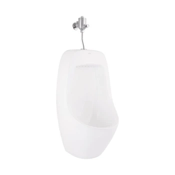 Писсуар подвесной Qtap Crow с краном-дозатором 390х330х660 White QT0588112HW