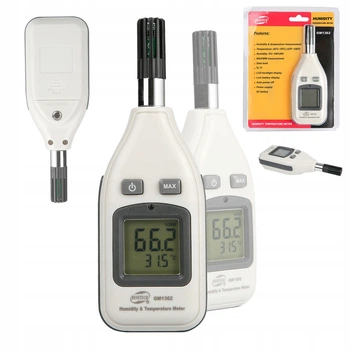 Термогігрометр 0-100% -30-70 °C Benetech (GM1362)
