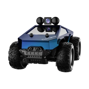 Машинка на радиоуправлении KFPLAN KF29 RC Pickup Truck 1:28 с камерой и видеотрансляцией (синий, 2.4 GHz)