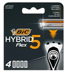 Змінні картриджі BIC Flex 5 Hybrid 4 шт (3086123644885)