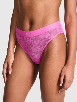 Женские трусики Victoria's Secret (283789979581) Bling Lacie Logo Brazilian XS розовые