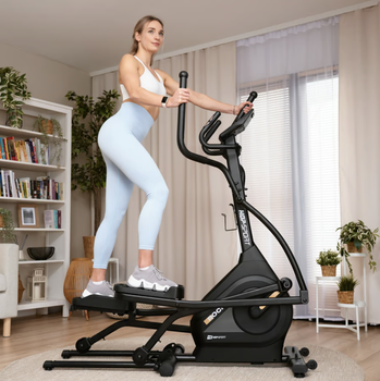 Орбитрек складной Hop-Sport HS-140CF Rock до 120 кг (Шаг 50 см) Bluetooth