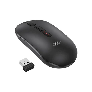 Компьютерная мышь XO M13 трирежимная Bluetooth бесшумная Черная (M13)