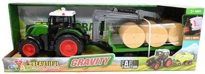 Трактор Gazelo з причепом з функціями звуку і світла G217593 (5900949494838)