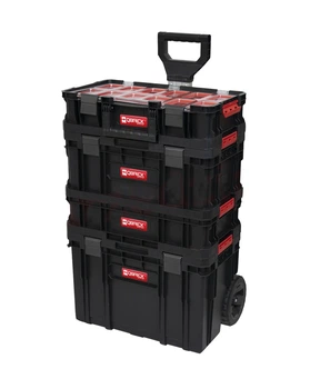 Набір ящиків для зберігання інструментів 6в1 Qbrick System PROMO SET I 5901238252597, модульні на коліщатках, пластикові