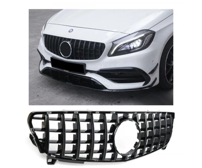 Решетка радиатора Mercedes A-class W176 2015-2018 (176034)