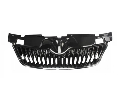 Решітка радіатора Skoda Fabia 2010-2014 (5J0853668C9B9)