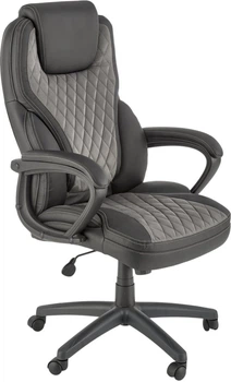 Офісне крісло Halmar Gandalf Чорно-сіре (5905248125100)