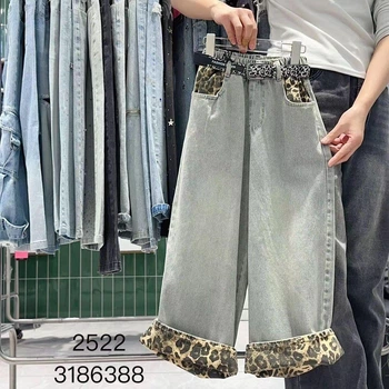 Джинсы для девочки Baggy 120 Голубые (3186388)