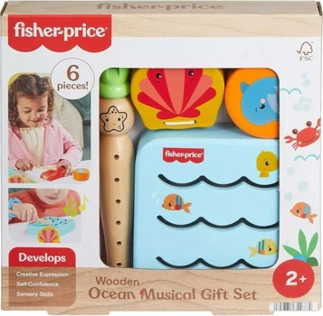 Zestaw instrumentów muzycznych Mattel Fisher-Price Ocean 6 szt. JKG99 (194735349784)