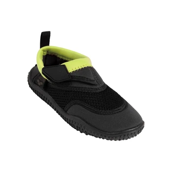 Взуття для пляжу і коралів, аквашузи Arena WATERSHOES JR, розмір 33, довжина устілки 20,6см, Чорний/Салатовий (005294-100-33)
