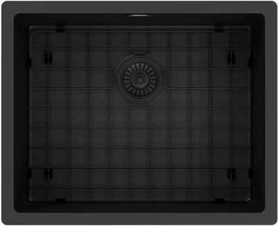 Zlew kuchenny Kernau KSS U 61.1 1B SS Matt Black