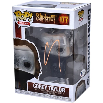 Поп іграшка з підписом учасника гурту Сліпнот Корей Тейлор /Corey Taylor Slipknot Autographed Fanatics Authentic #177 Funko Pop! Signed in Orange - Beckett