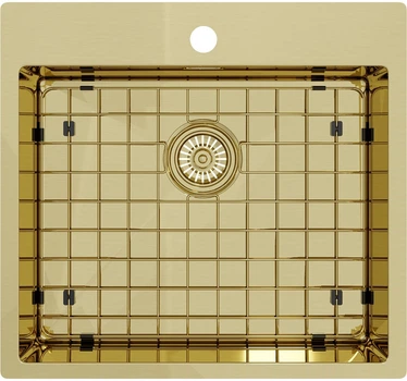 Zlew kuchenny Kernau KSS V 62 1B SS Gold