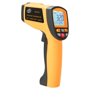 Безконтактний інфрачервоний термометр (пірометр) -30-1250 ° C, 20:1, EMS = 0,1-1 BENETECH GM1250