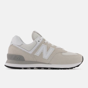 Серые кроссовки New Balance 574 Core 37,5 (7) 24 см (WL574EVW)