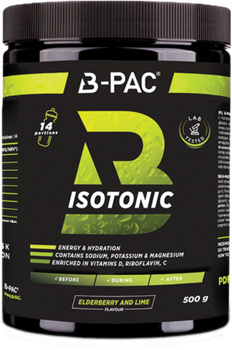 Isotonic w formie proszku Aronpharma B-PAC 500 g Czarny Bez z Limonką (5907127932250)