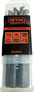 Свердло GTM HSS 11.0 мм 5 шт (EM2-110K)