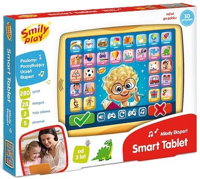 Interaktywny tablet Smily Play Młody ekspert SP98302 (5908288983020)